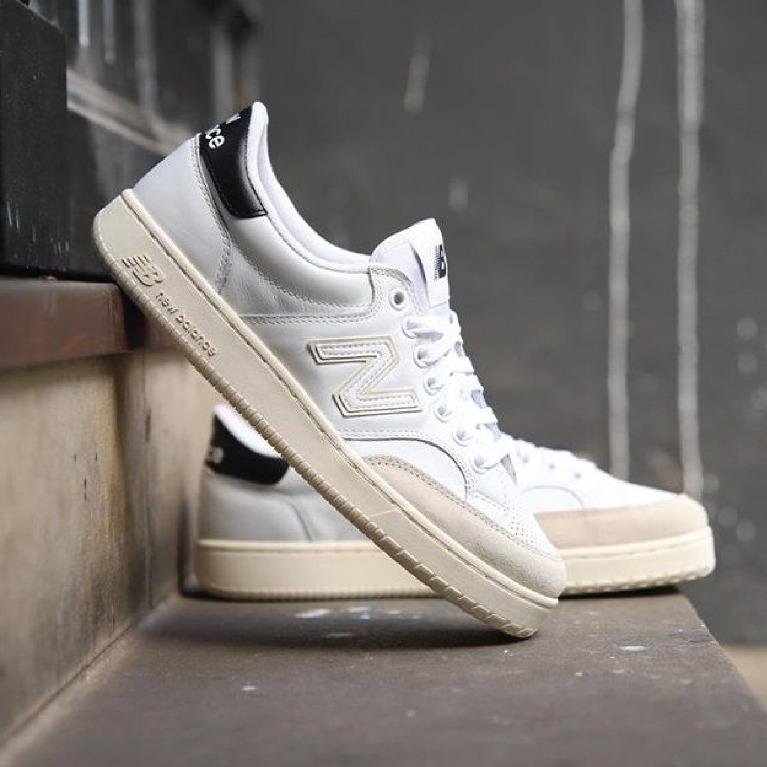 New balance pro court deals cup trainers in off white