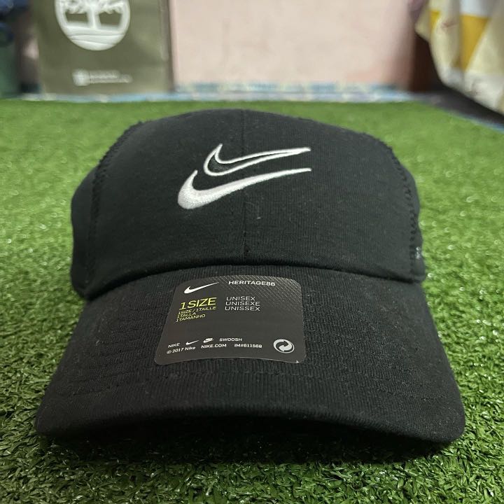 Nike double swoosh hat store