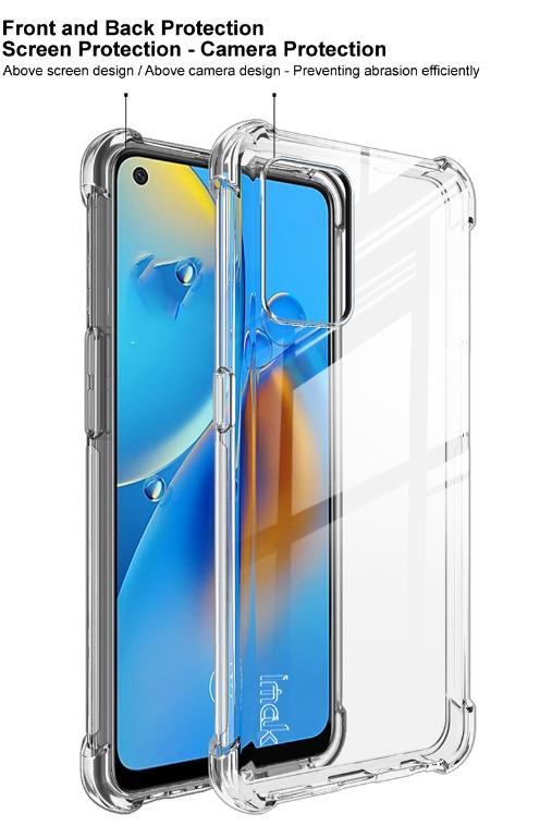 Oppo A74 4G Imak Shock Resistant Case Full Coverage Casing Cover