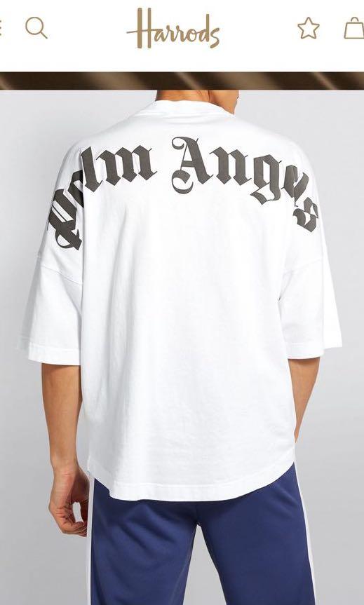 Palm angels oversized sales logo t shirt