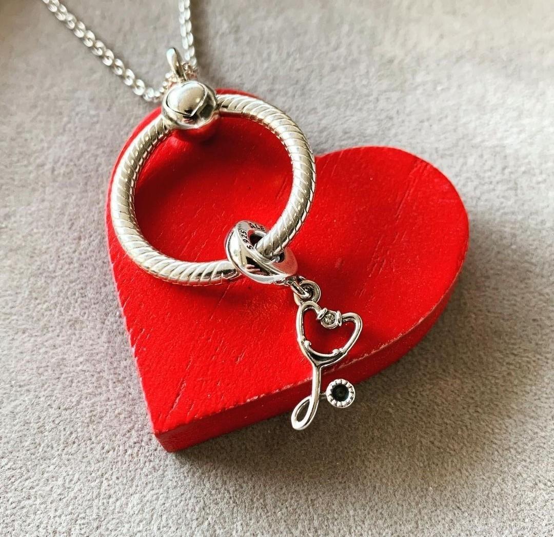 Pandora stethoscope shop necklace