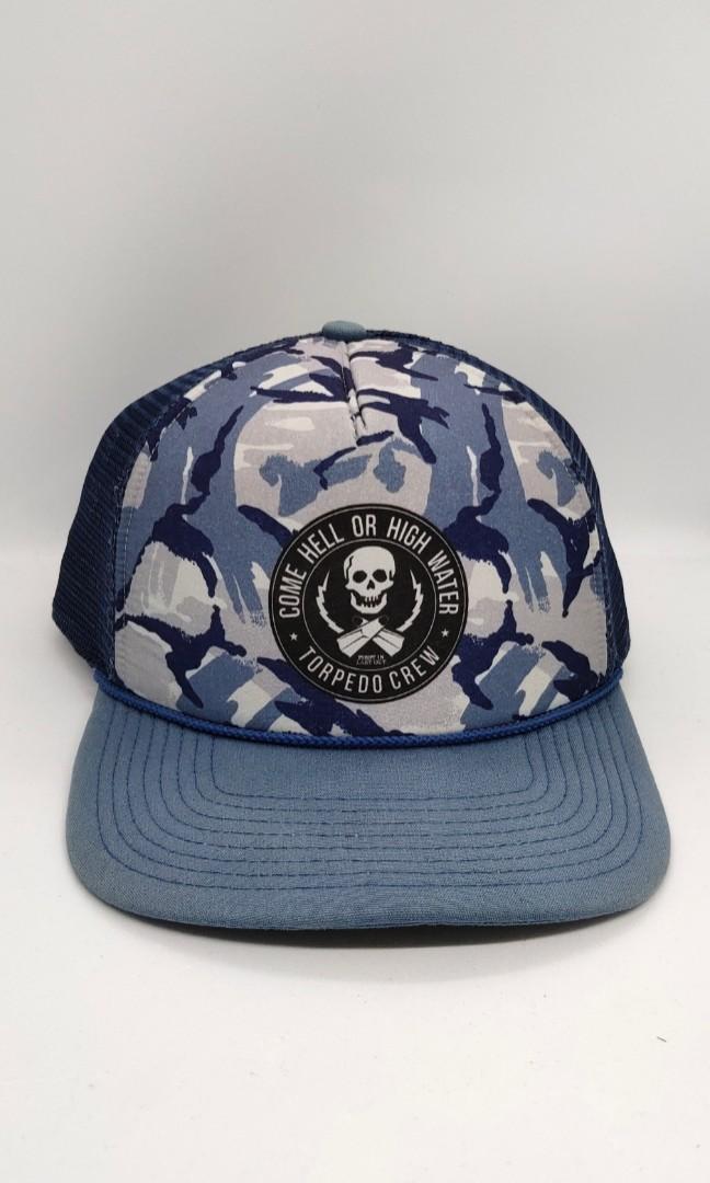Blue camo patagonia hat cheap