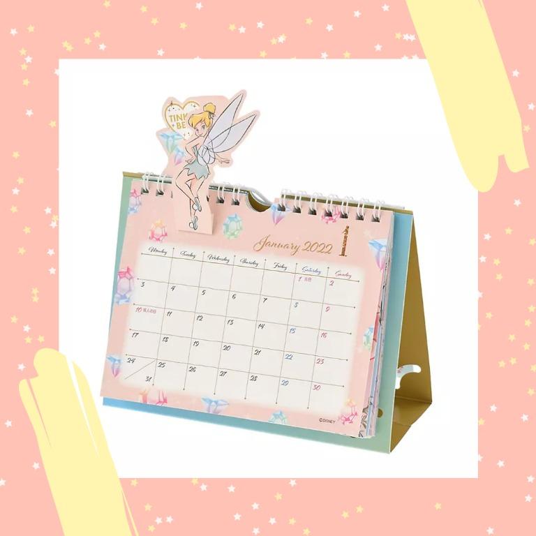 Tinkerbell Calendar 2022 Po) Authentic Japan Disney Tinkerbell Pop-Up 2022 Desktop Calendar Pop-Up  2022 Desktop Calendar, Hobbies & Toys, Stationery & Craft, Other Stationery  & Craft On Carousell