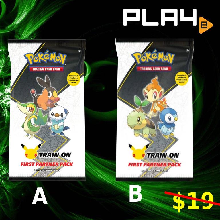 pokemon trading card game train on 2021 Pokmon First Partner Pack POKEMON TCG HOBBY SIGN LIGHT