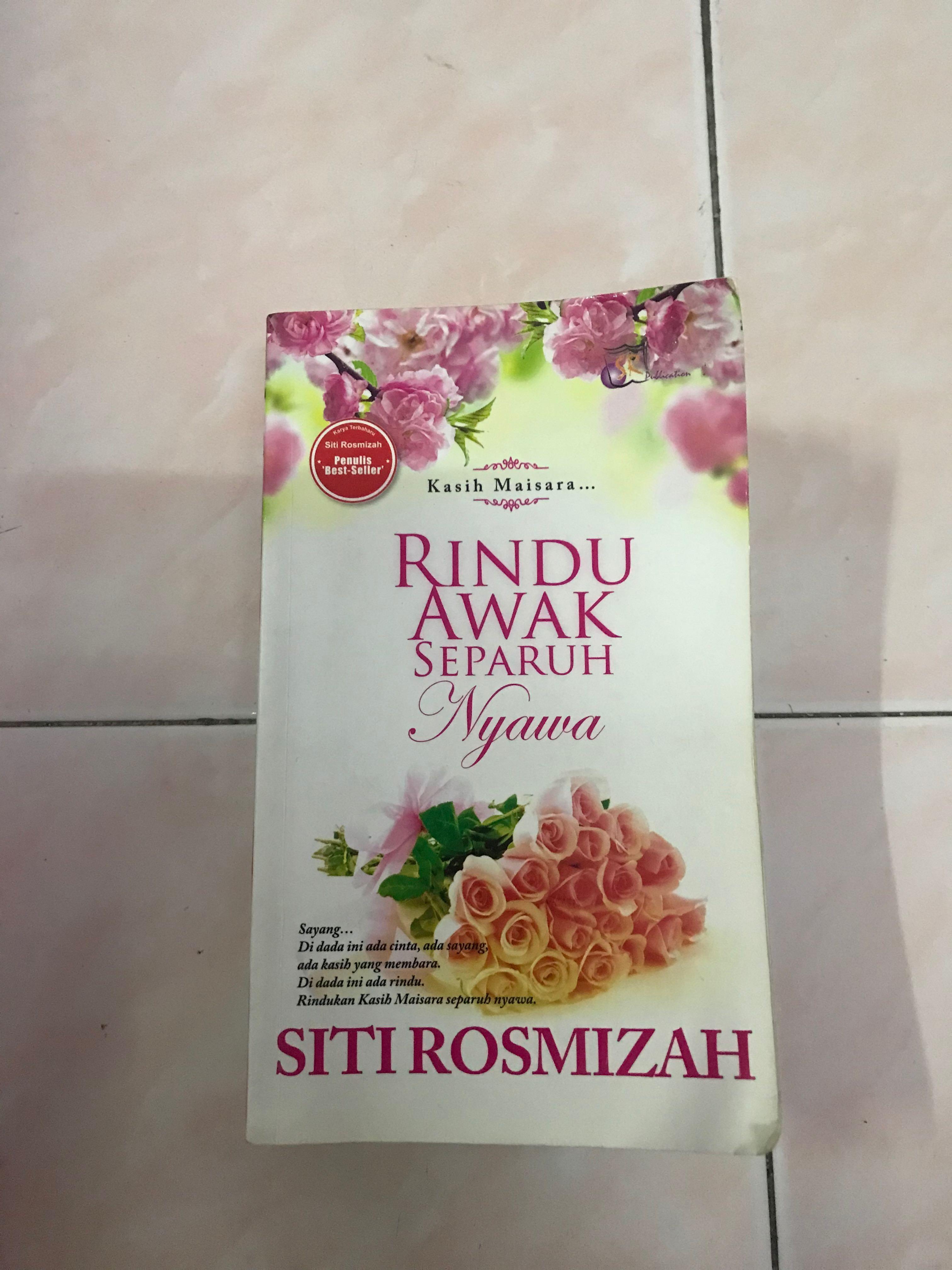 Pre Loved Item Rindu Awak Separuh Nyawa Novel Textbooks On Carousell