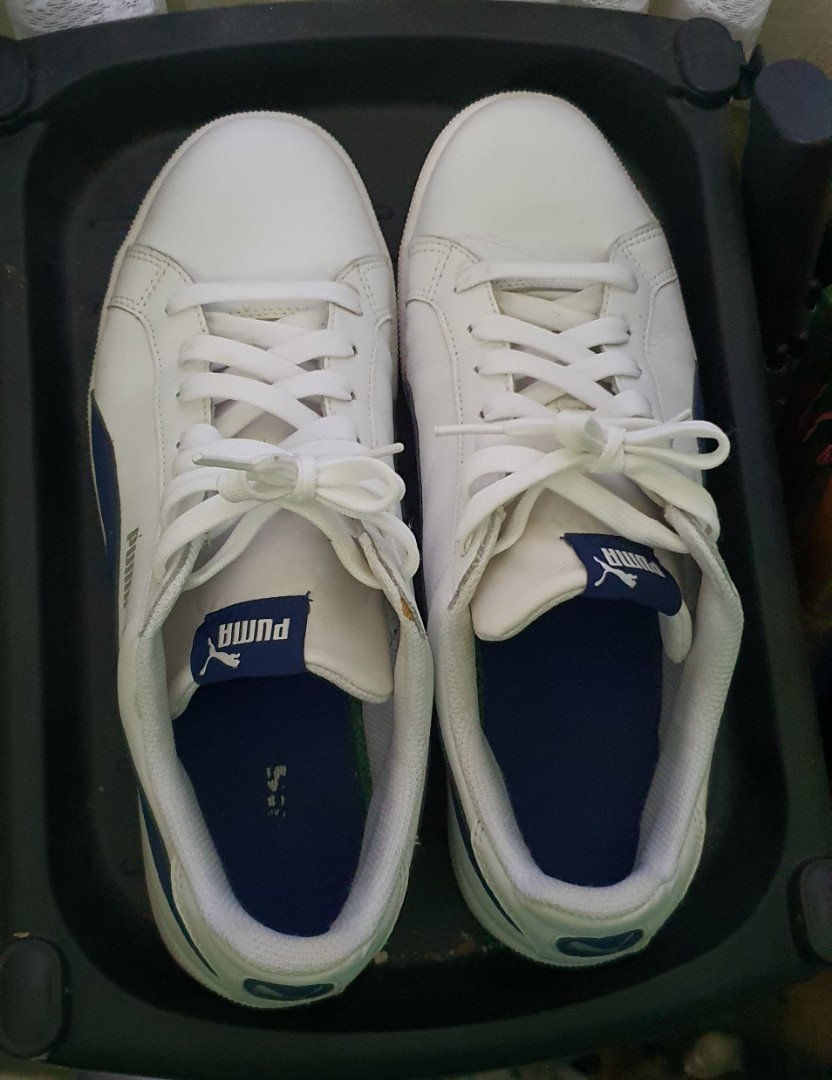 puma smash suede trainers