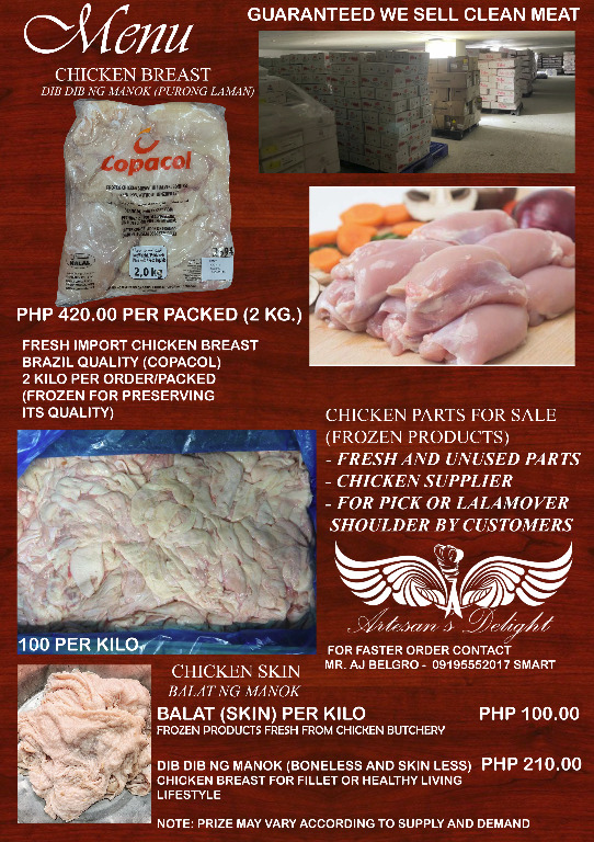 PURE CHICKEN BREAST AND CHICKEN SKIN Sale, Food & Drinks, Fresh Produce