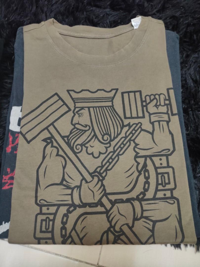 Reebok King Of Training Big Printed T Shirt Men s Fashion Tops