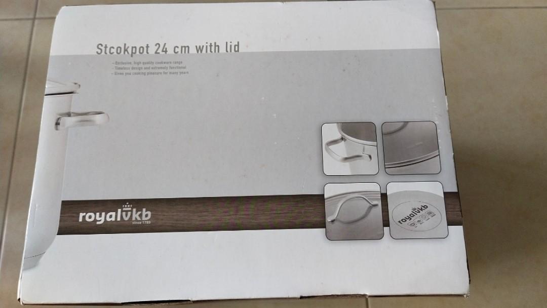 Royal Vkb Stainless Steel Stock Pot, TV & Home Appliances, Kitchen ...