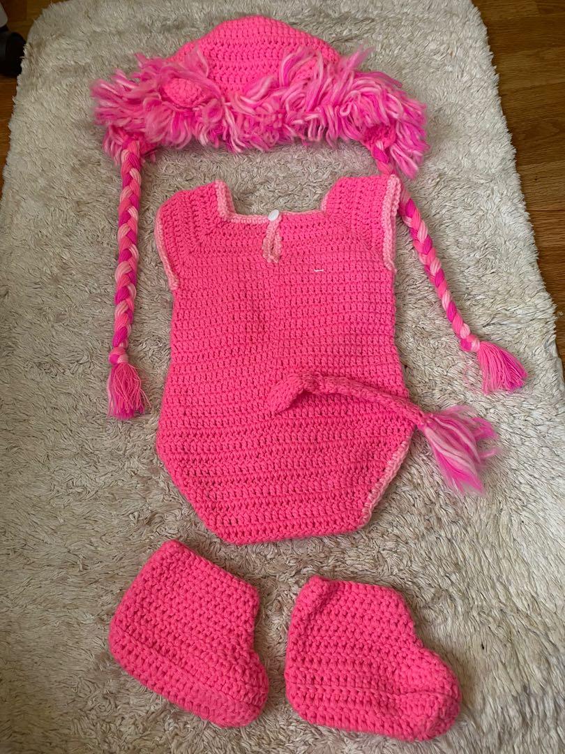 Rush sale! Crochet set with tail (Category: Babies & Kids Fashion) located in Quezon City. Submitted by ec_rummage (Listing ID 1105382244, Image 2). Description: Used only once size: 1-2years old.