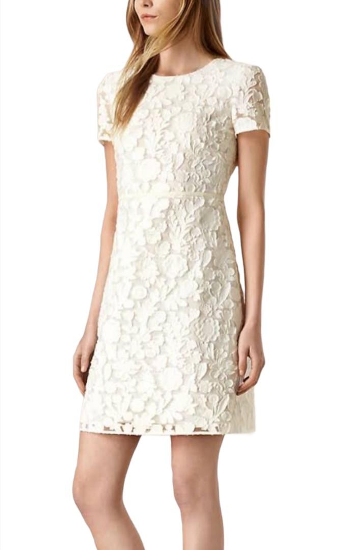 burberry white dress