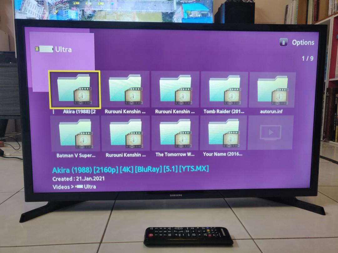 Samsung 32 inch HD Flat TV UA32J4005DK (Used), TV & Home Appliances, TV