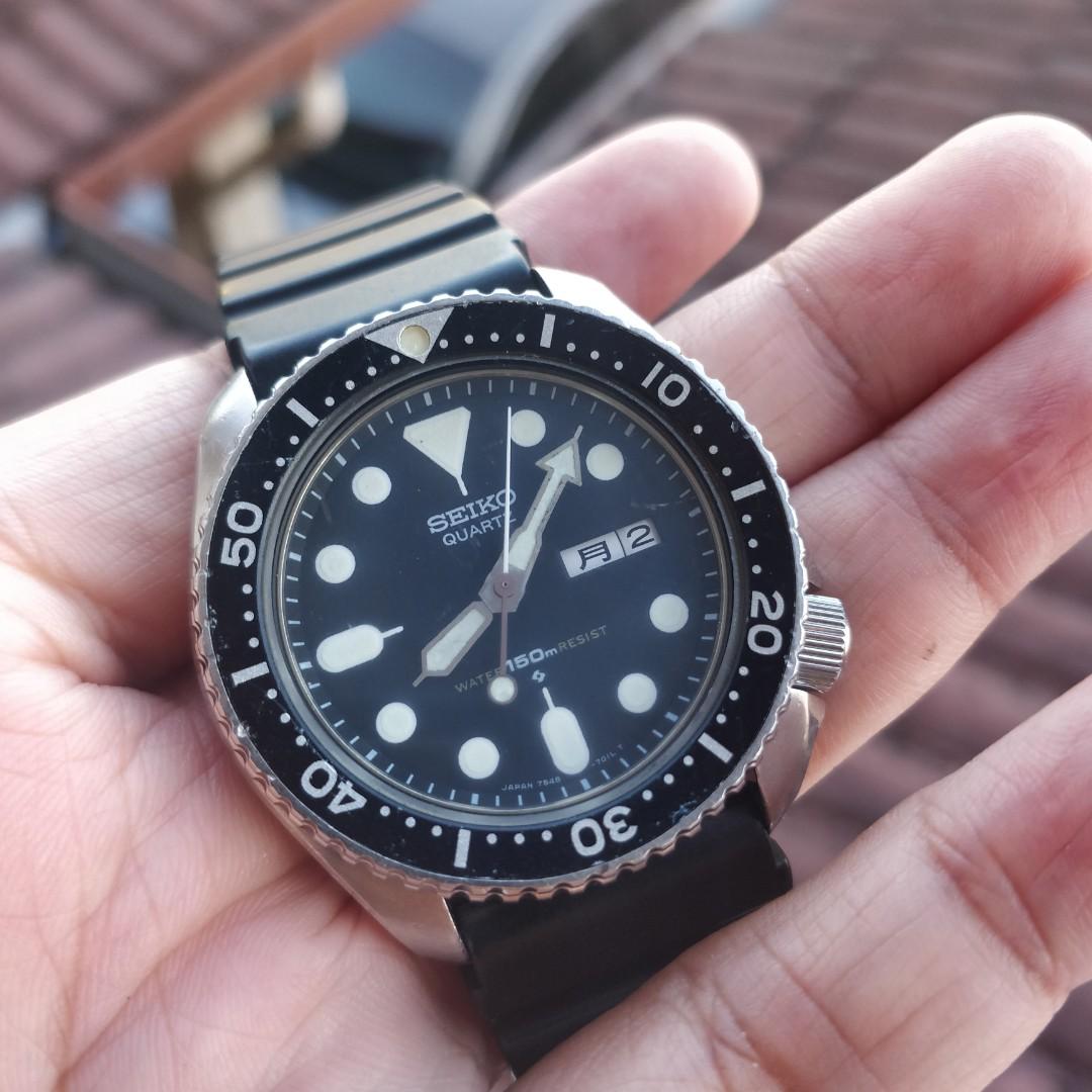 Seiko diver 7458, Men's Fashion, Watches & Accessories, Watches on Carousell