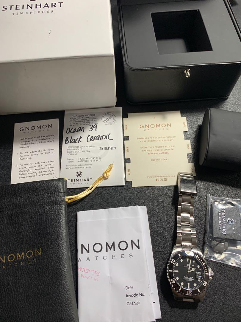 Ocean one 39 hotsell black ceramic for gnomon
