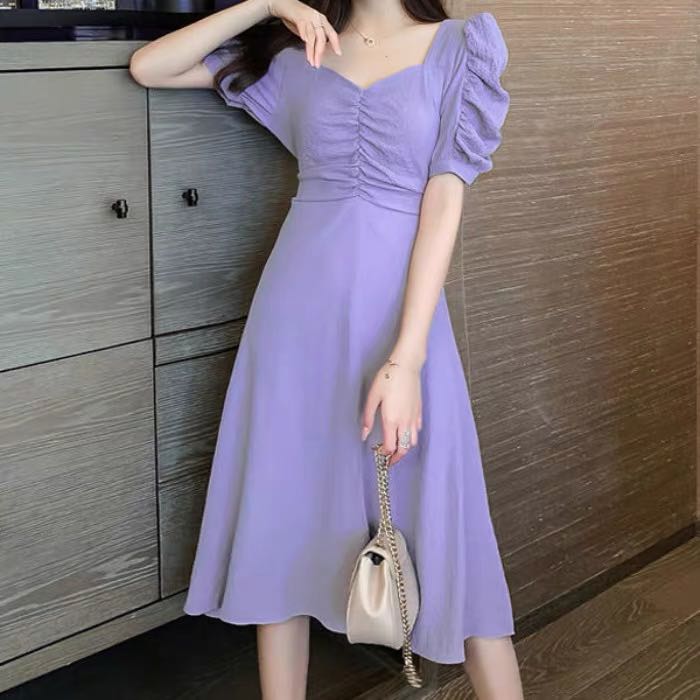 Summer Dress in Light Purple, Women's ...