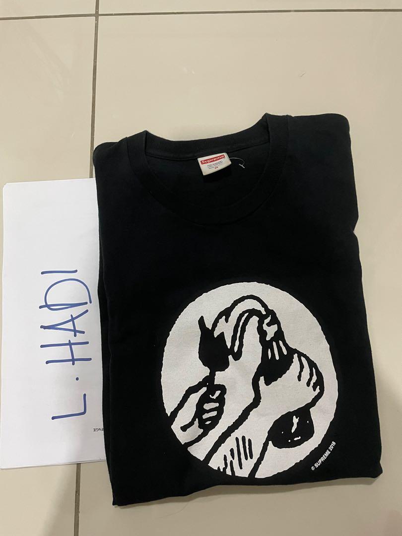 Supreme Molotov Tee SS18 Men s Fashion Tops Sets Tshirts