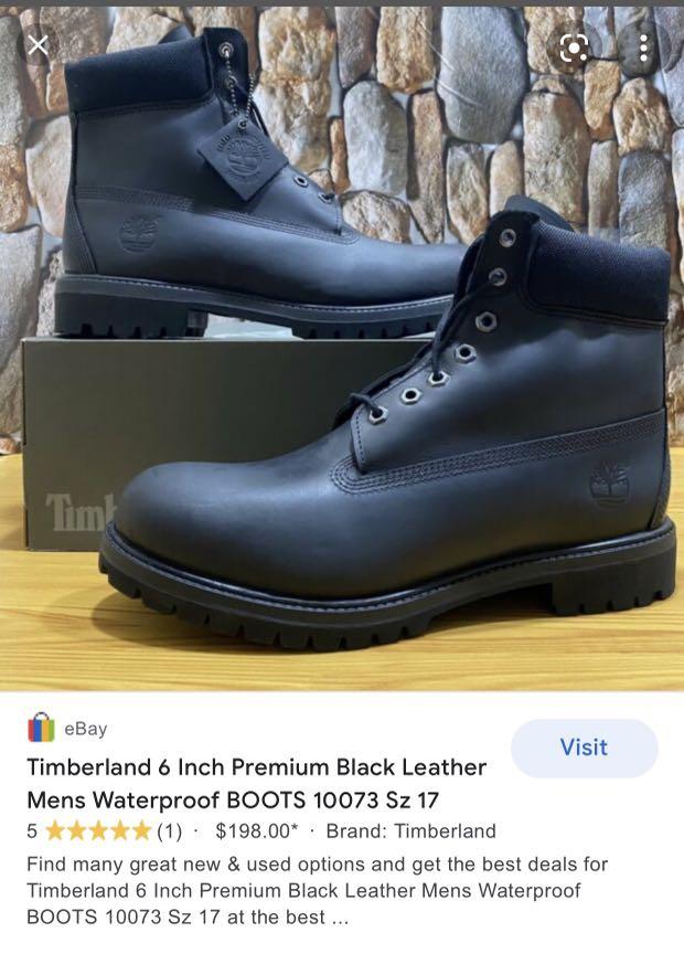 all black 6 inch timbs