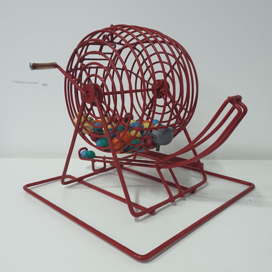 Tombola Revolving Drum with Number Balls, Hobbies & Toys, Toys & Games
