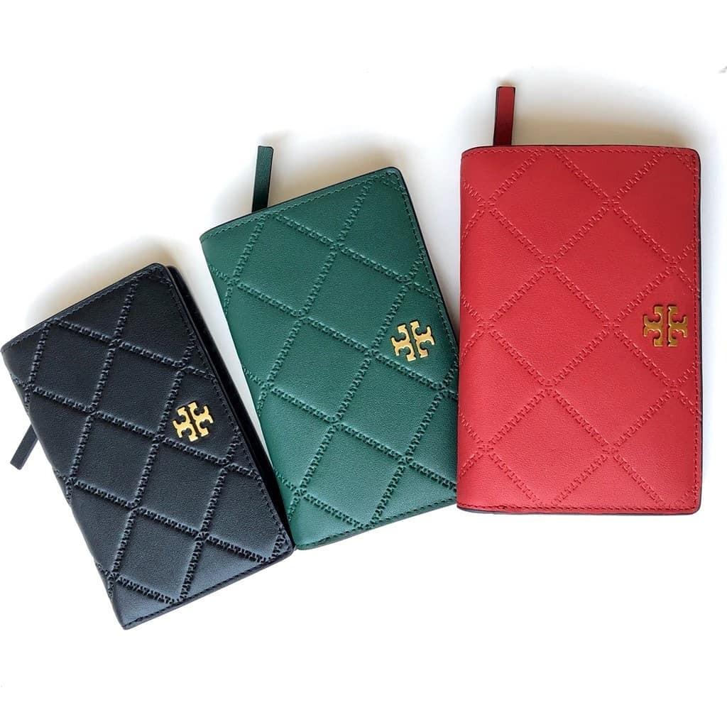Tory burch georgia slim medium wallet sales