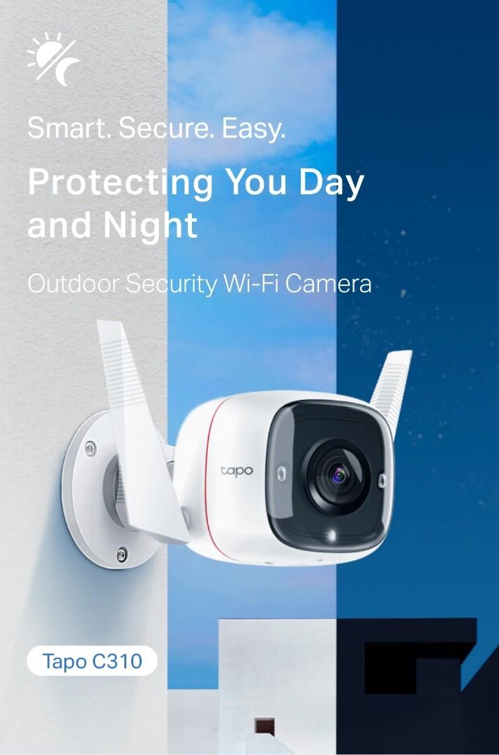 Tp-Link Tapo C310 WIFI Security Camera | Cod Same Day deliver (Category: Security Systems & CCTV Cameras) located in Pasig City. Submitted by fjEgangan (Listing ID 1105506883, Image 2). Description: TP-Link Tapo C310 3MP Outdoor Home Security WiFi Camera 360 view 📷 CAMERA ⭐ Image Sensor: 1/2.7“ ⭐ Resolution: 3 MP (2304 × 1296) ⭐ Lens: F/NO: 2.2; Focal Length: 3.89mm ⭐ Night Vision: 850 nm IR LED up to 98 ft (30m) 🔊 AUDIO ⭐ Audio Communication: 