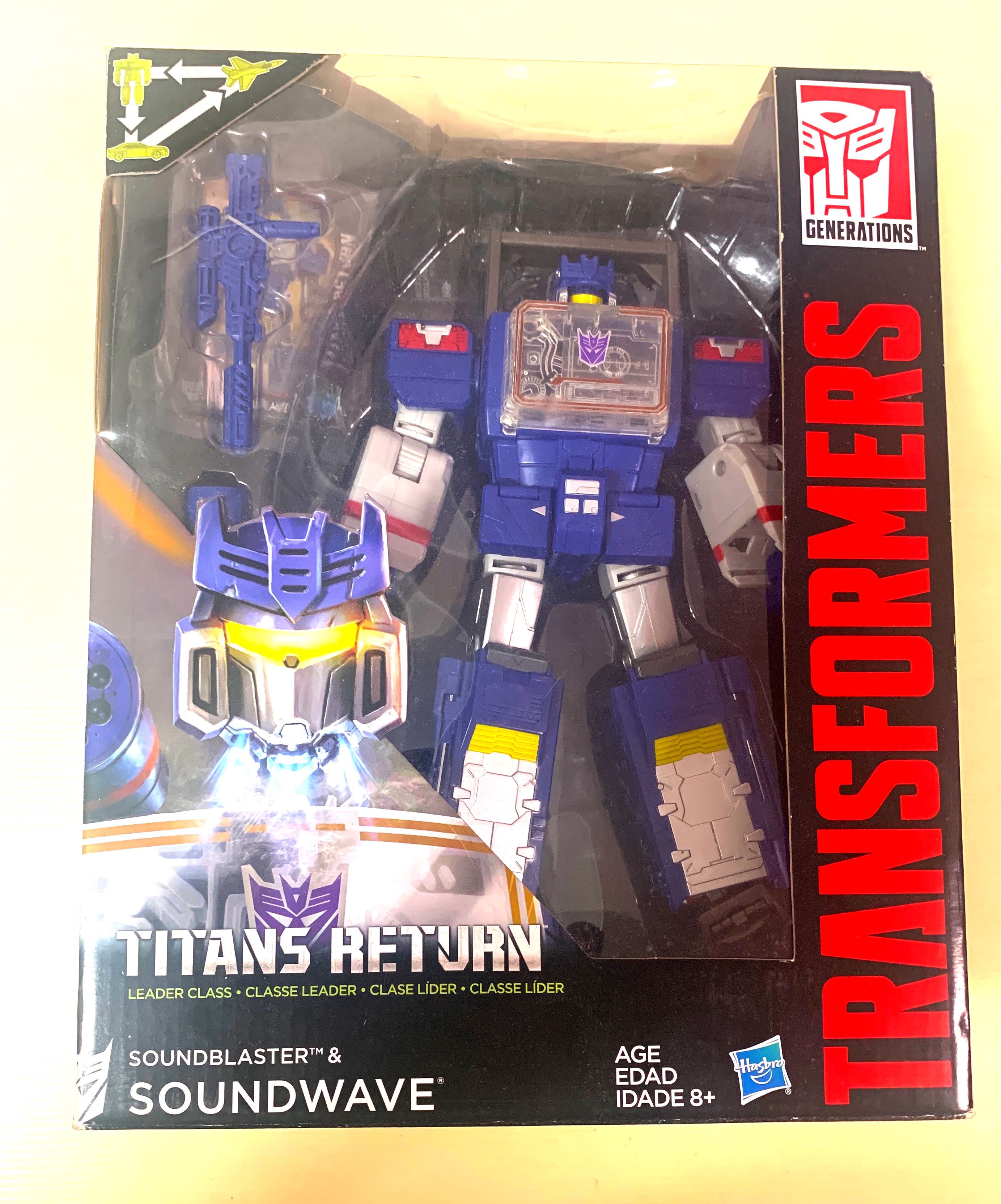 Transformers sound wave leader class Titan Return, Hobbies & Toys, Toys