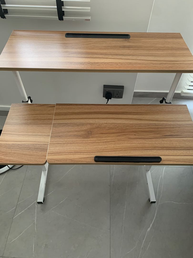Split Level Lab Table Used split level adjustable table, Furniture & Home Living, Furniture ...