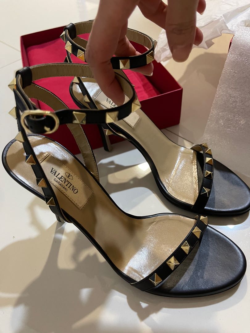 Valentino rockstubs ono Nero heels with receipt, Luxury, Sneakers ...