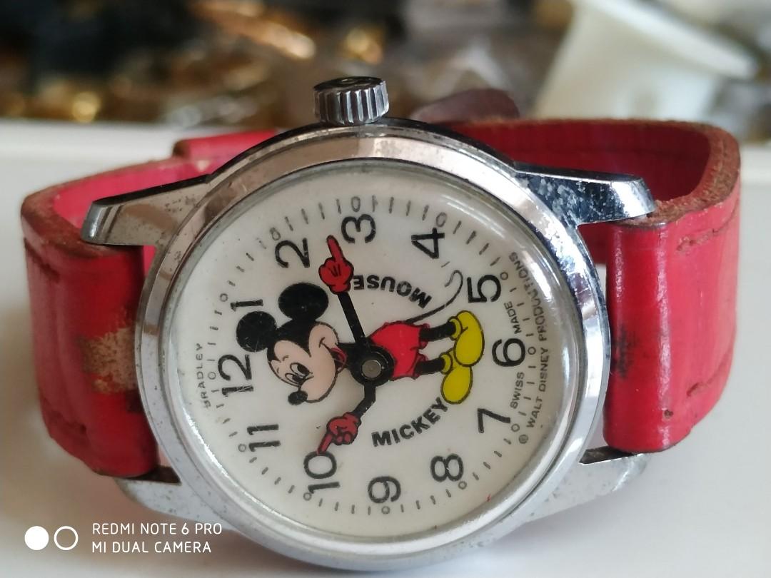 Swiss made mickey mouse watch hot sale