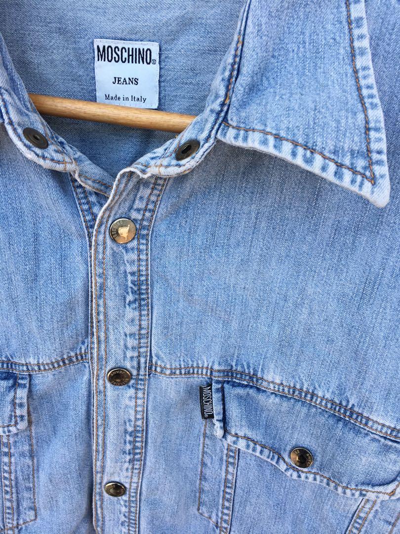 Moschino denim shirt 2025