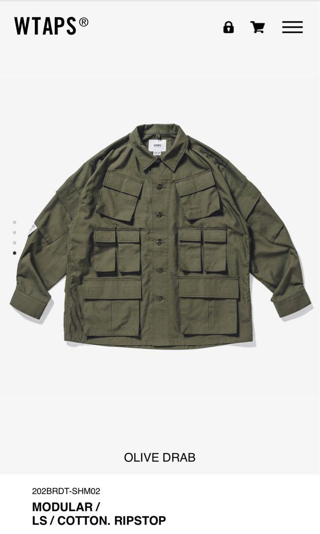 WTAPS 20AW MODULAR LS OLIVE DRAB L