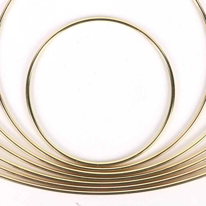 Gold metal wreath ring shop