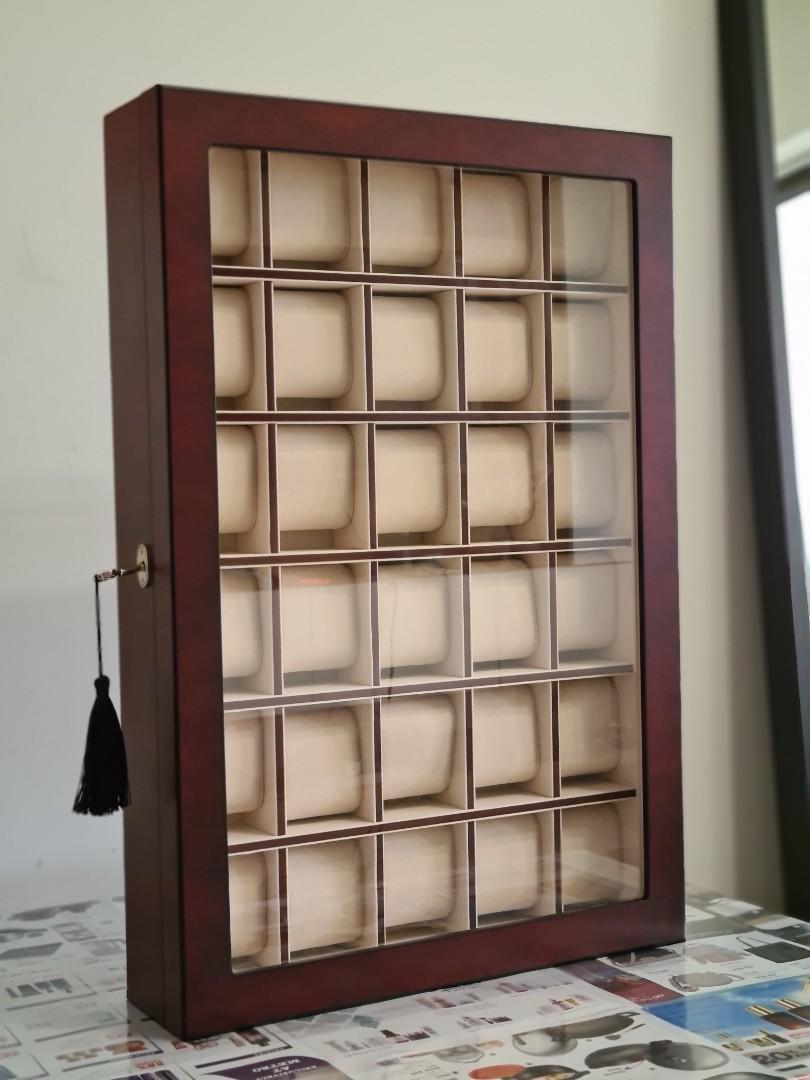 Wall mounted watch storage on sale