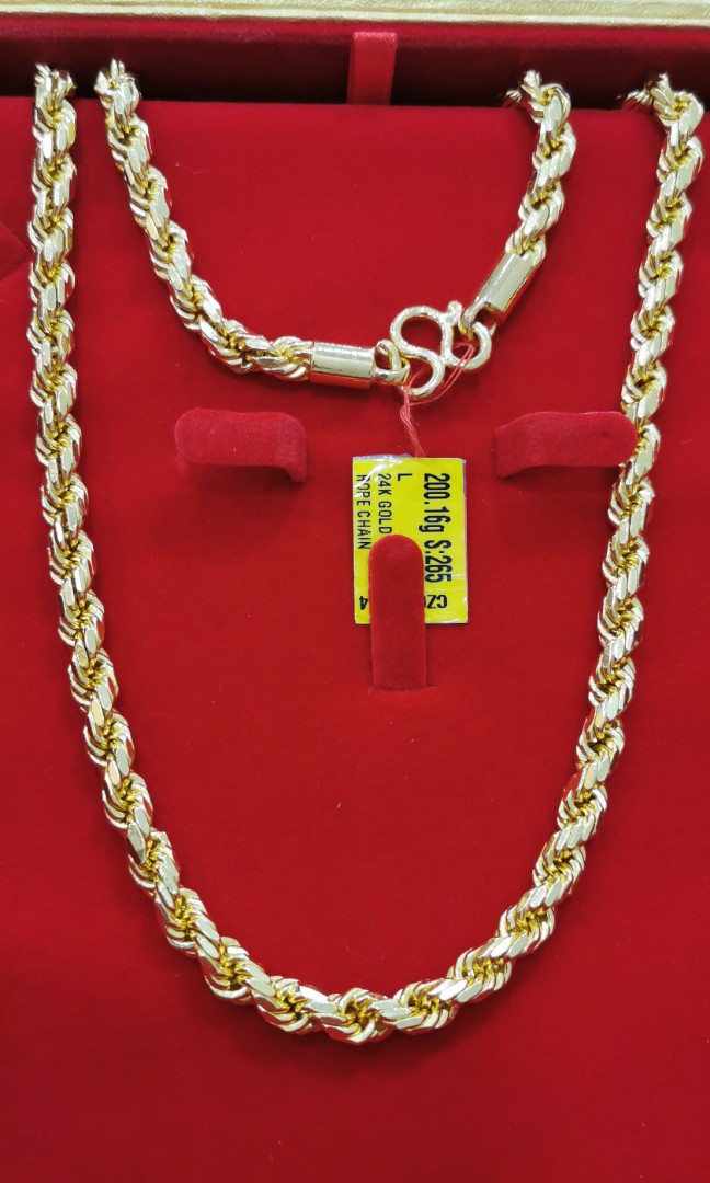 999 gold chain