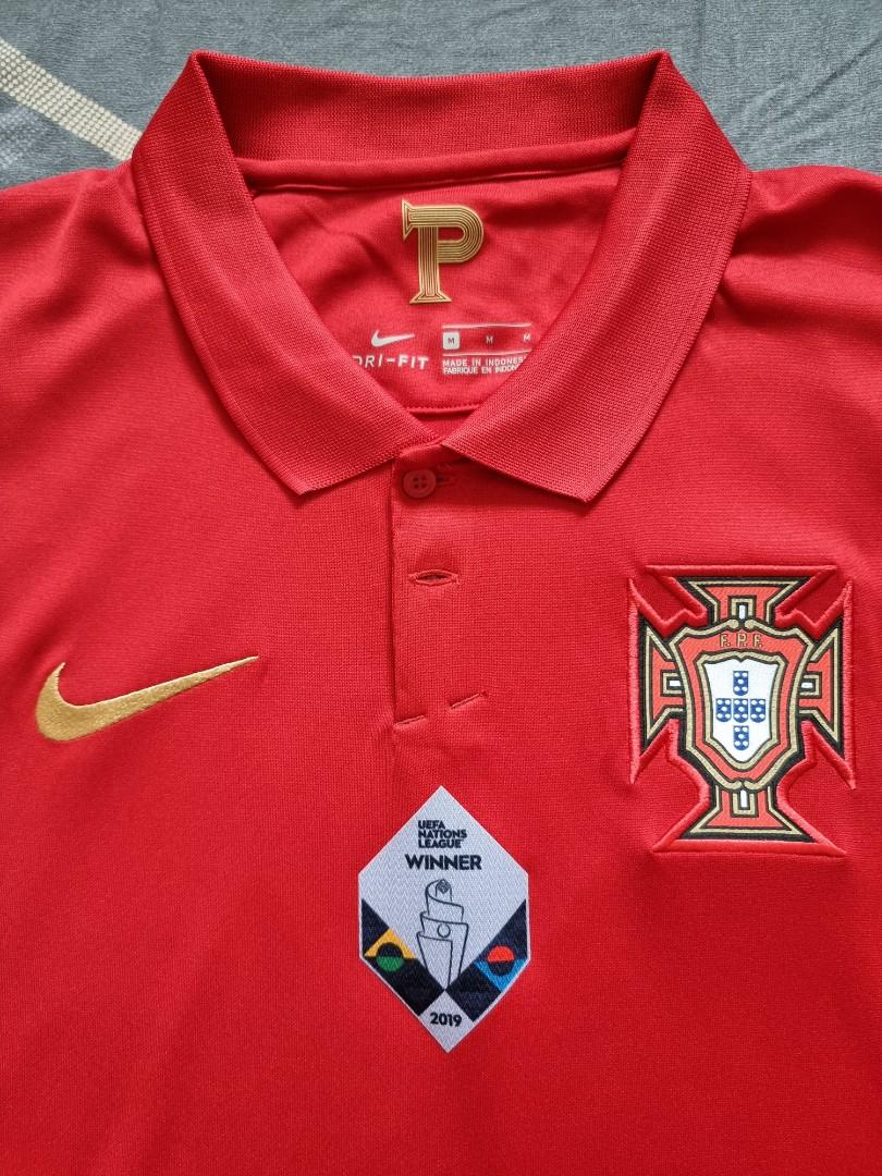 BNWT Official Portugal Euro 2020 Home Kit with 2016 European Champion Patch UEFA Nations League 2019 Champion Patch and Respect Patch