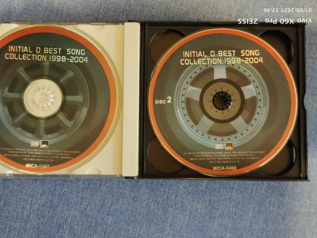 中古] 頭文字D BEST SONG COLLECTION 1998‐2004, 興趣及遊戲