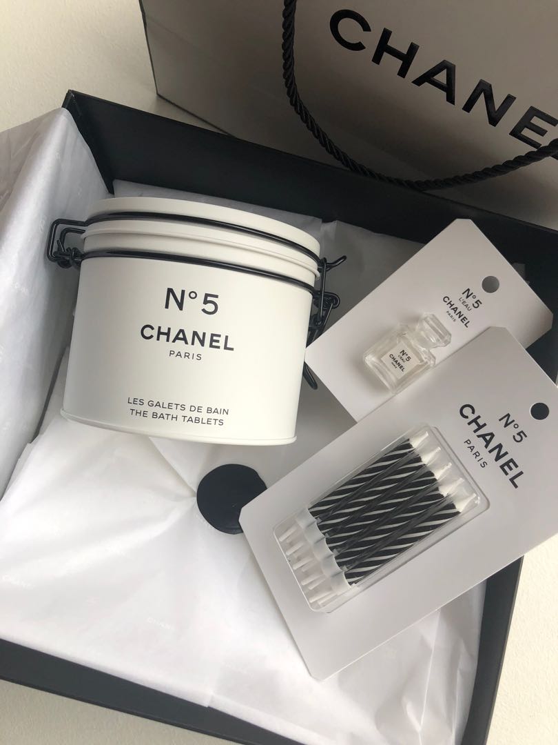 CHANEL+N5+Factory+5+The+Bath+Tablets+Limited+Edition+10x17g for