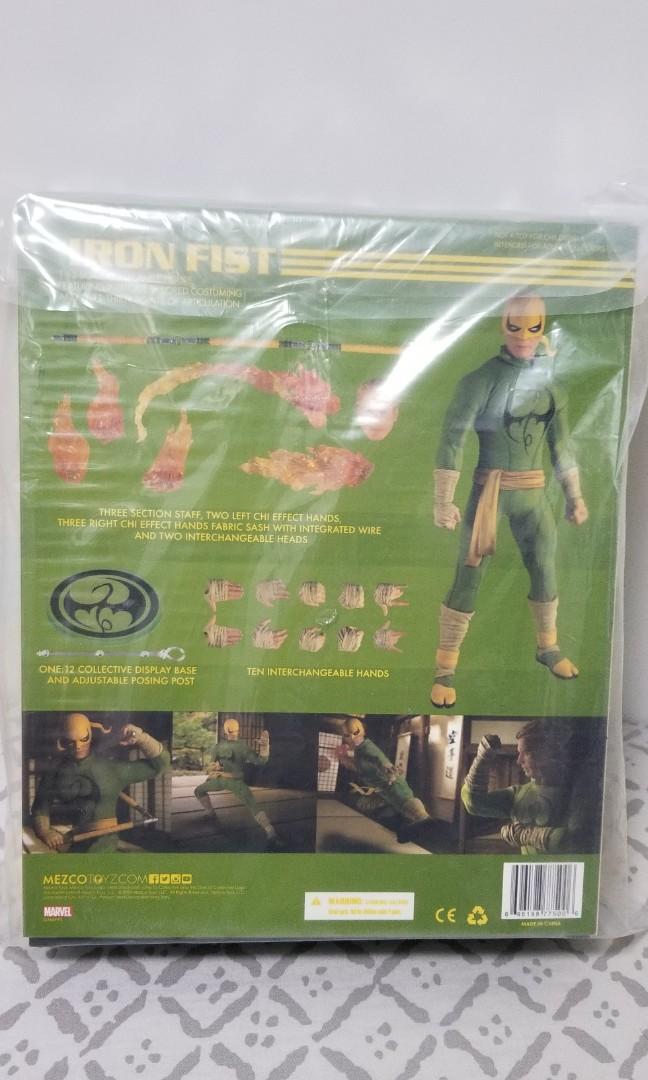 不議價mezco marvel iron fist 鐵拳俠非mafex shf, 興趣及遊戲, 玩具