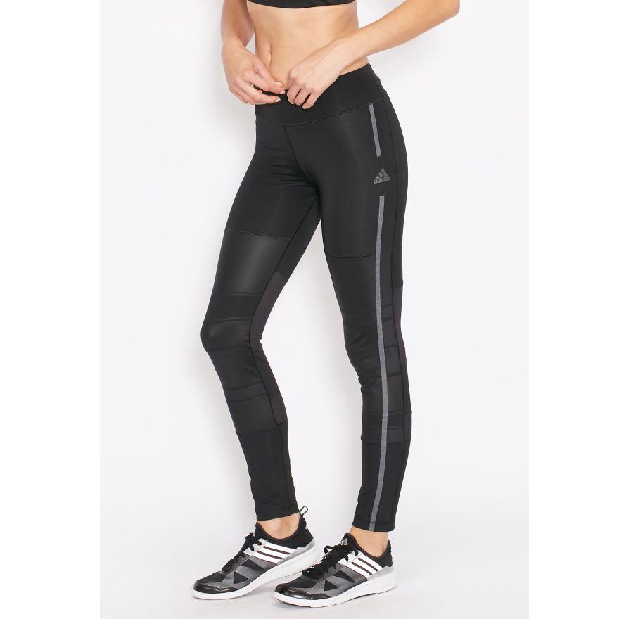 Adidas Women's WOW Embossed Tights Leggings (size S), Women's Fashion,  Activewear on Carousell