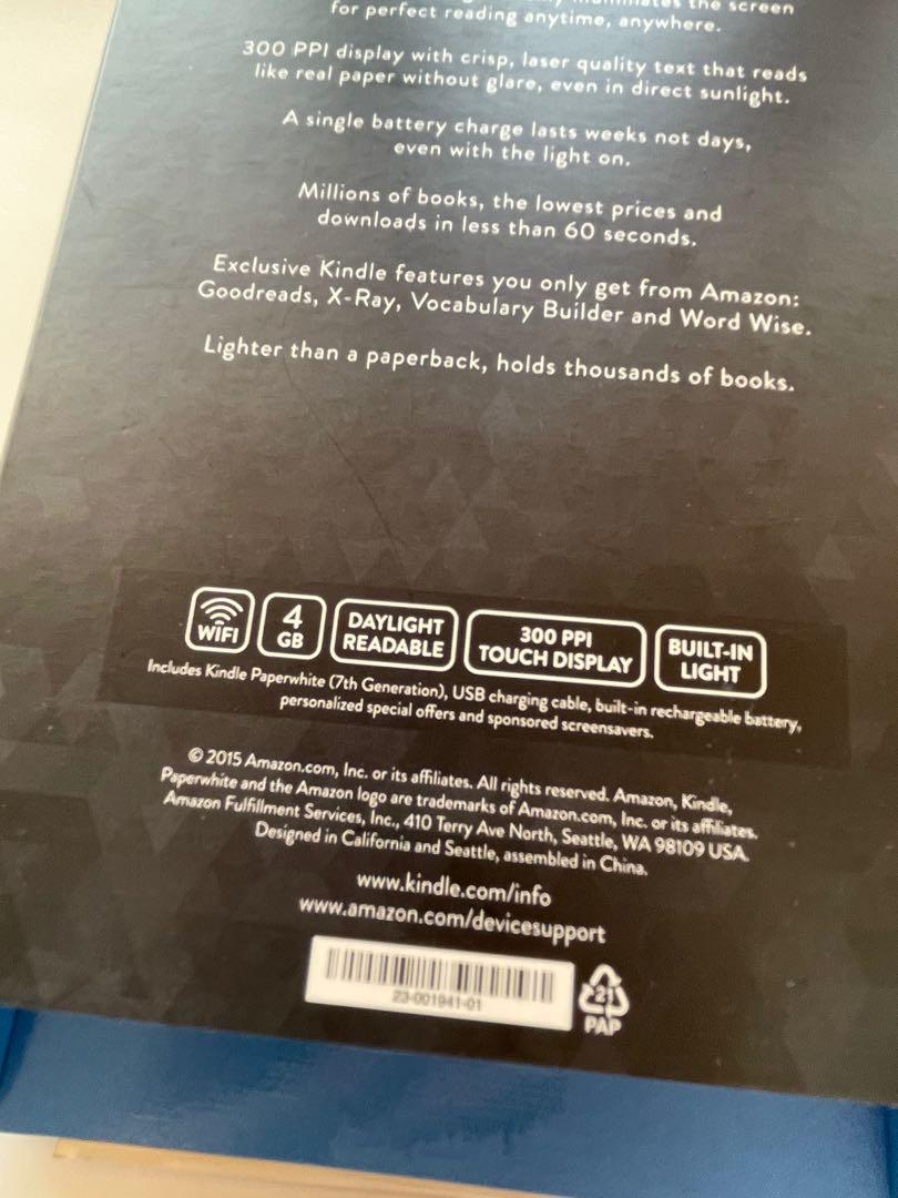 Amazon Kindles Paperwhite 7th Gen, Computers & Tech, Laptops