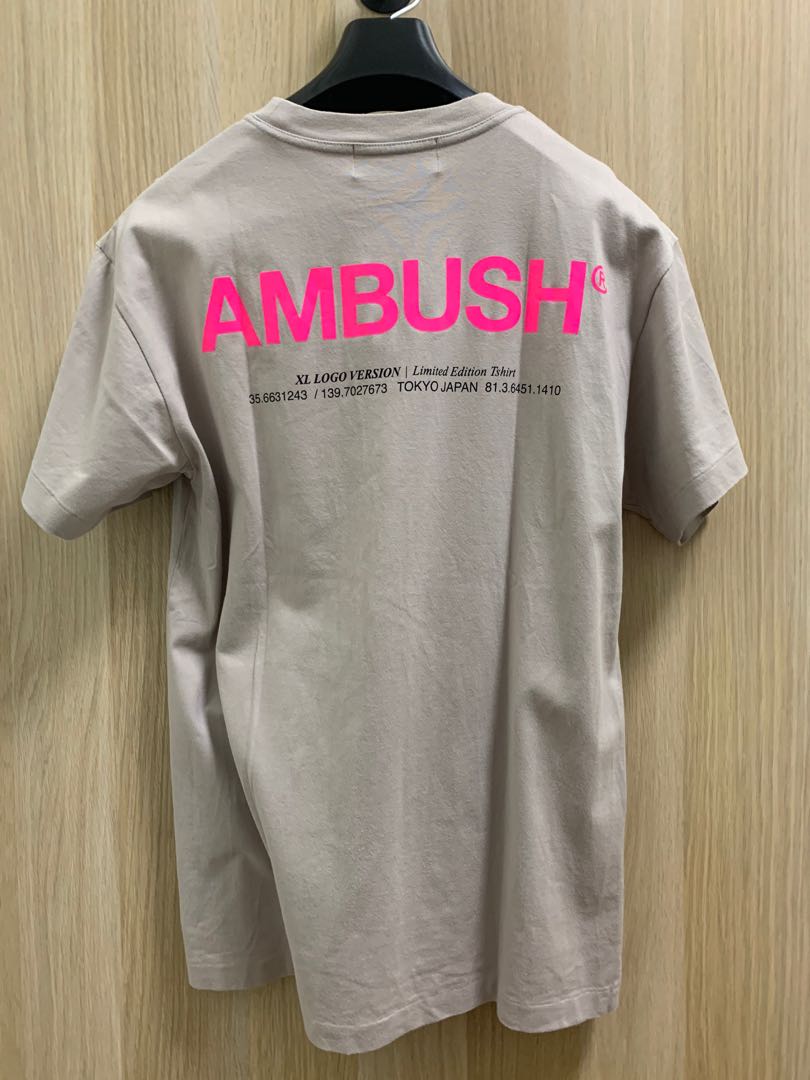 Ambush XL LOGO tee, Men's Fashion, Tops & Sets, Tshirts & Polo