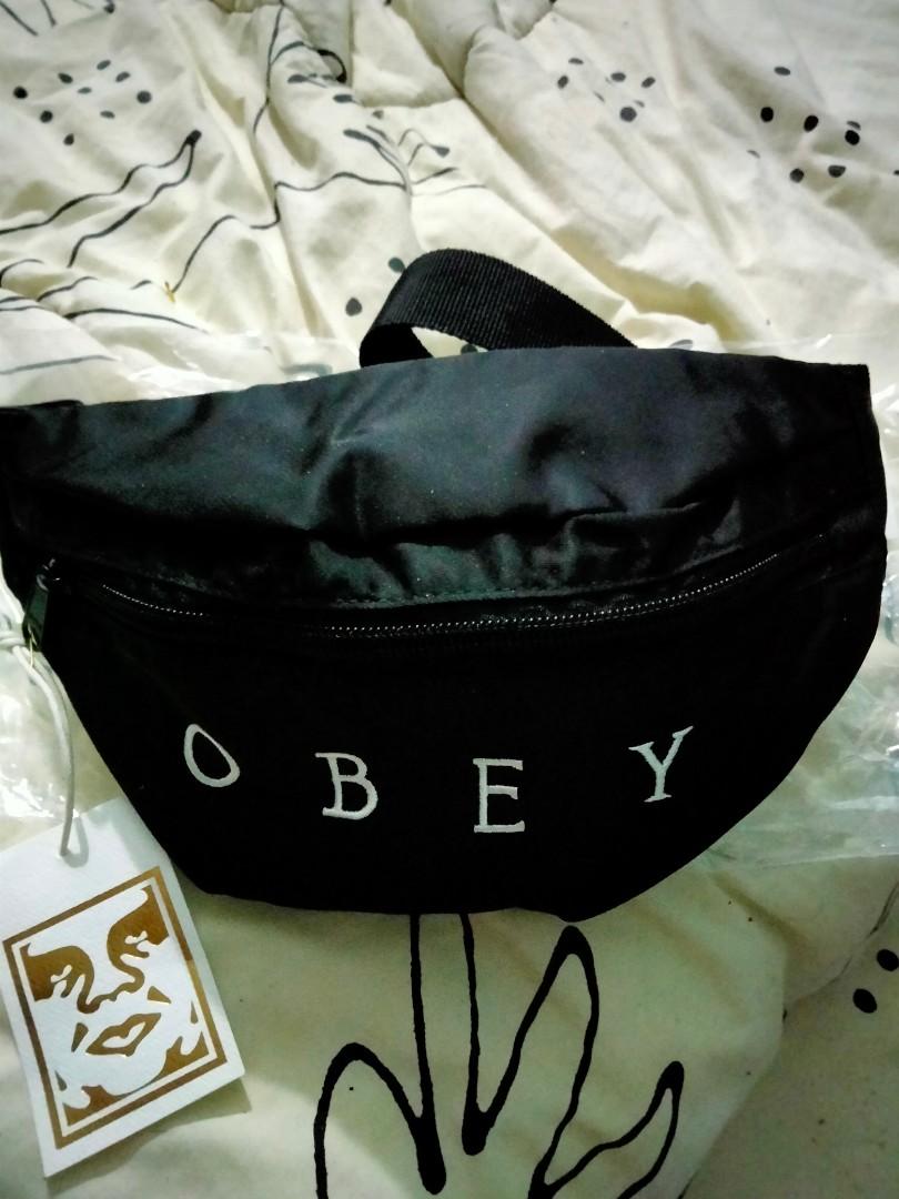 Authentic Obey dropout waist pack Men s Fashion Bags Belt bags Clutches and Pouches on Carousell
