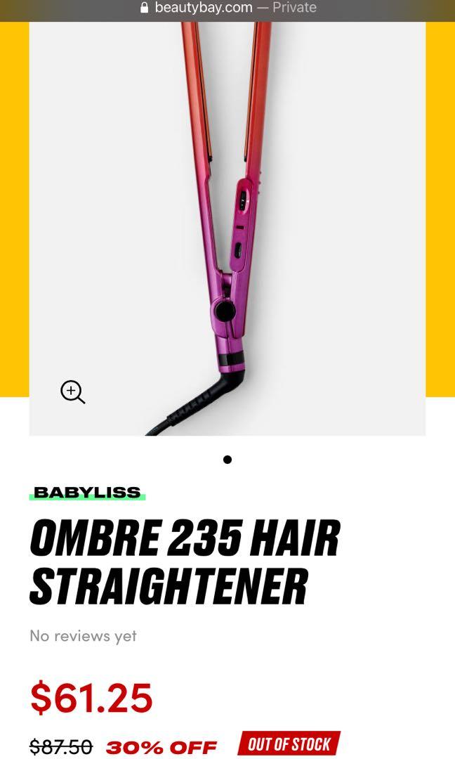 Ombre 235 straightener clearance