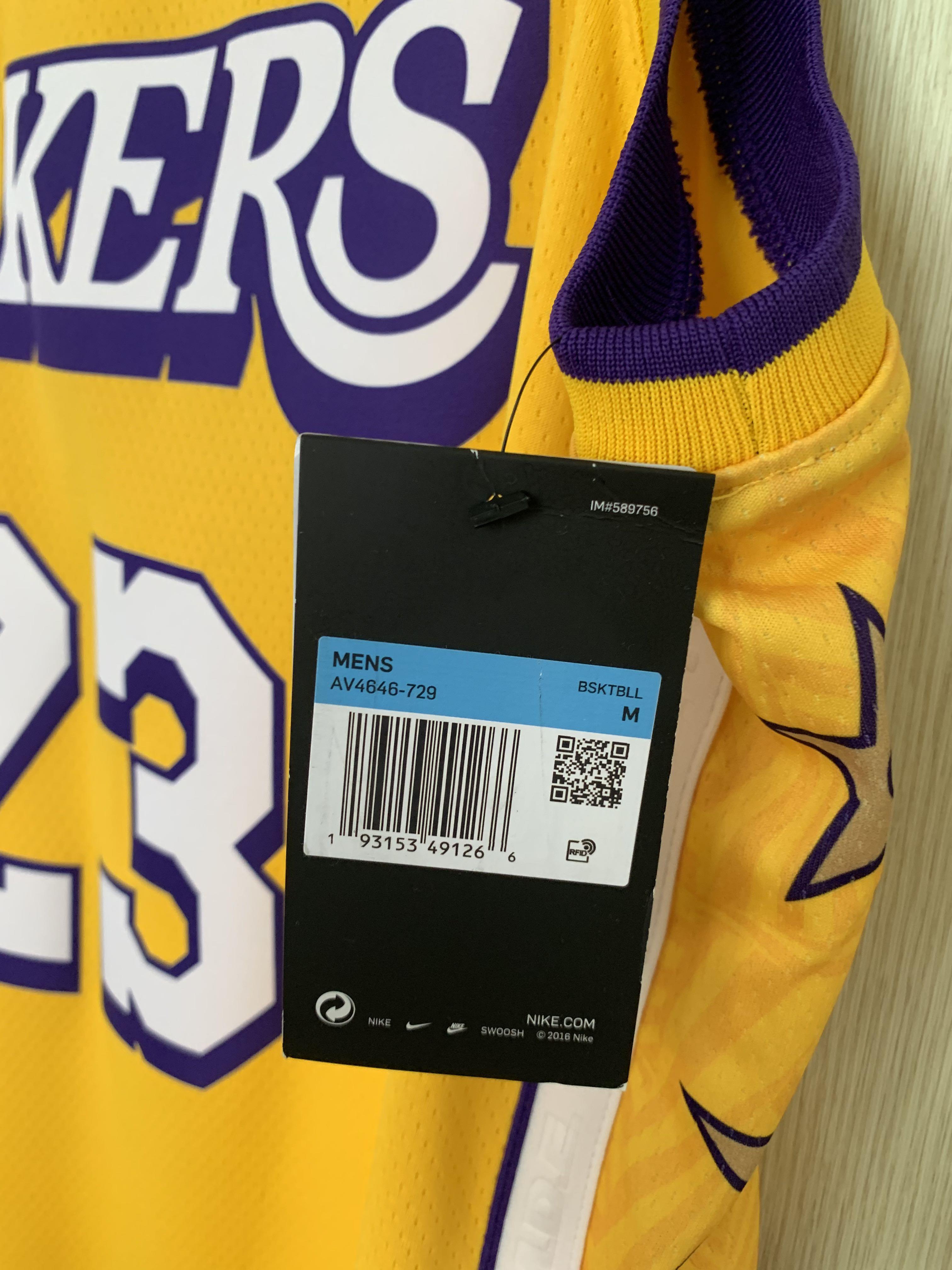 LOS ANGELES LAKERS LEBRON JAMES CITY EDITION SWINGMAN JERSEY AV4646 729