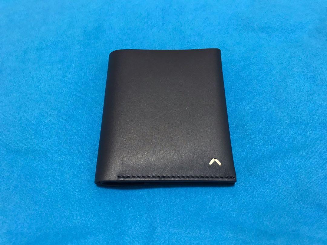 Topologie - Slim Coin Wallet Navy 男士銀包包郵, 男裝, 袋, 腰袋