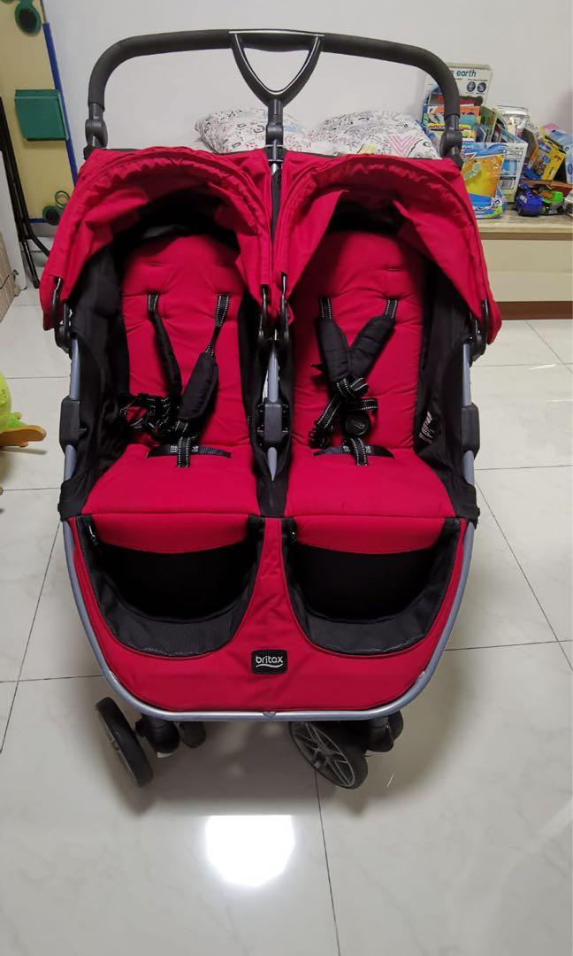 Britax Double Twins Pram Stroller Babies Kids Going Out Strollers on Carousell