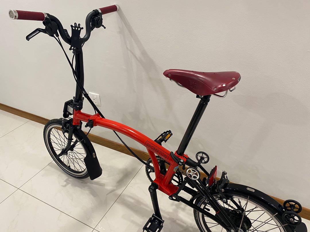 Brompton red rocket on sale