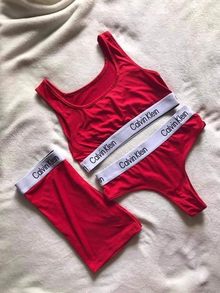 Calvin Klein Workout Set, Women's Fashion, Dresses & Sets, Sets or  Coordinates on Carousell