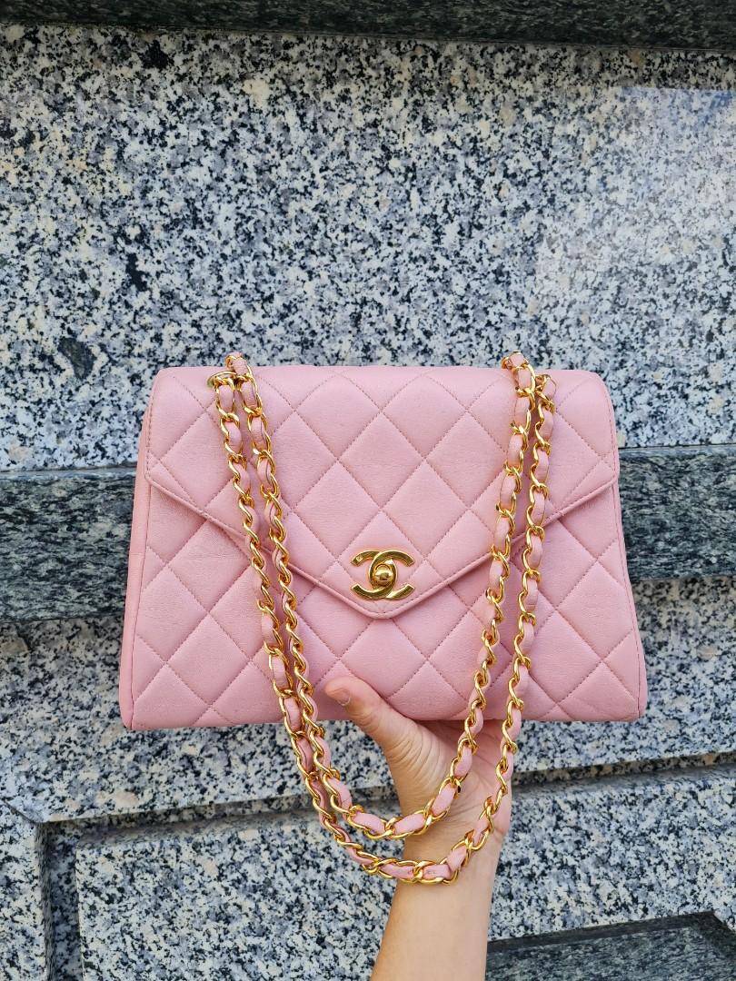 Chanel light pink flap new arrivals bag