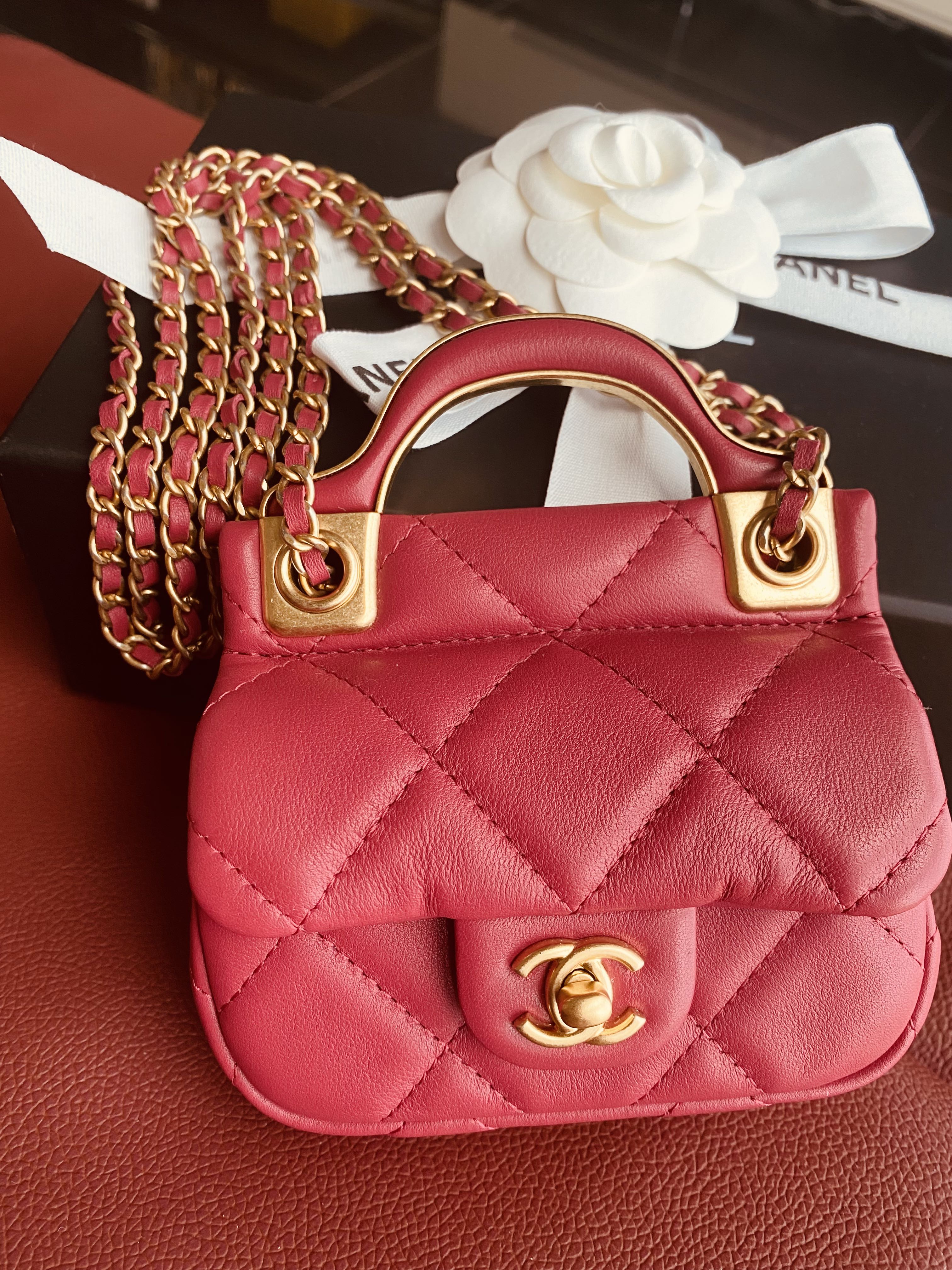 Chanel 2022 Mini Candy Chain Flap Bag - Black Crossbody Bags, Handbags -  CHA775633