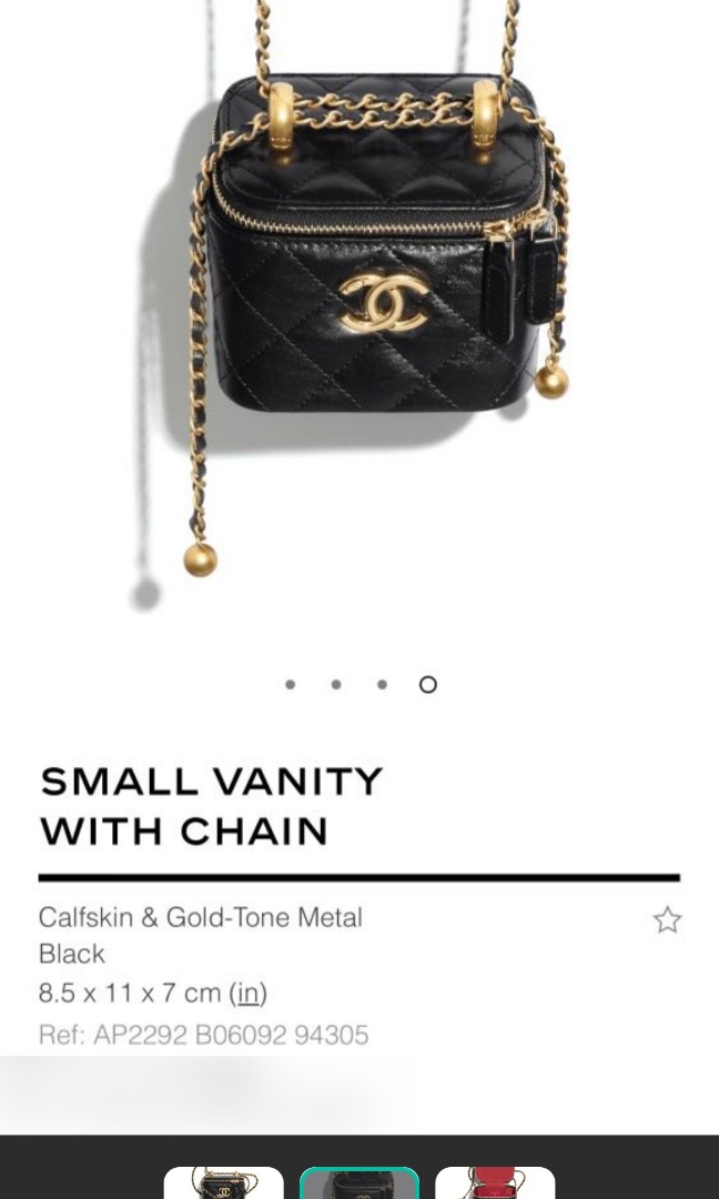 chanel vanity with chain